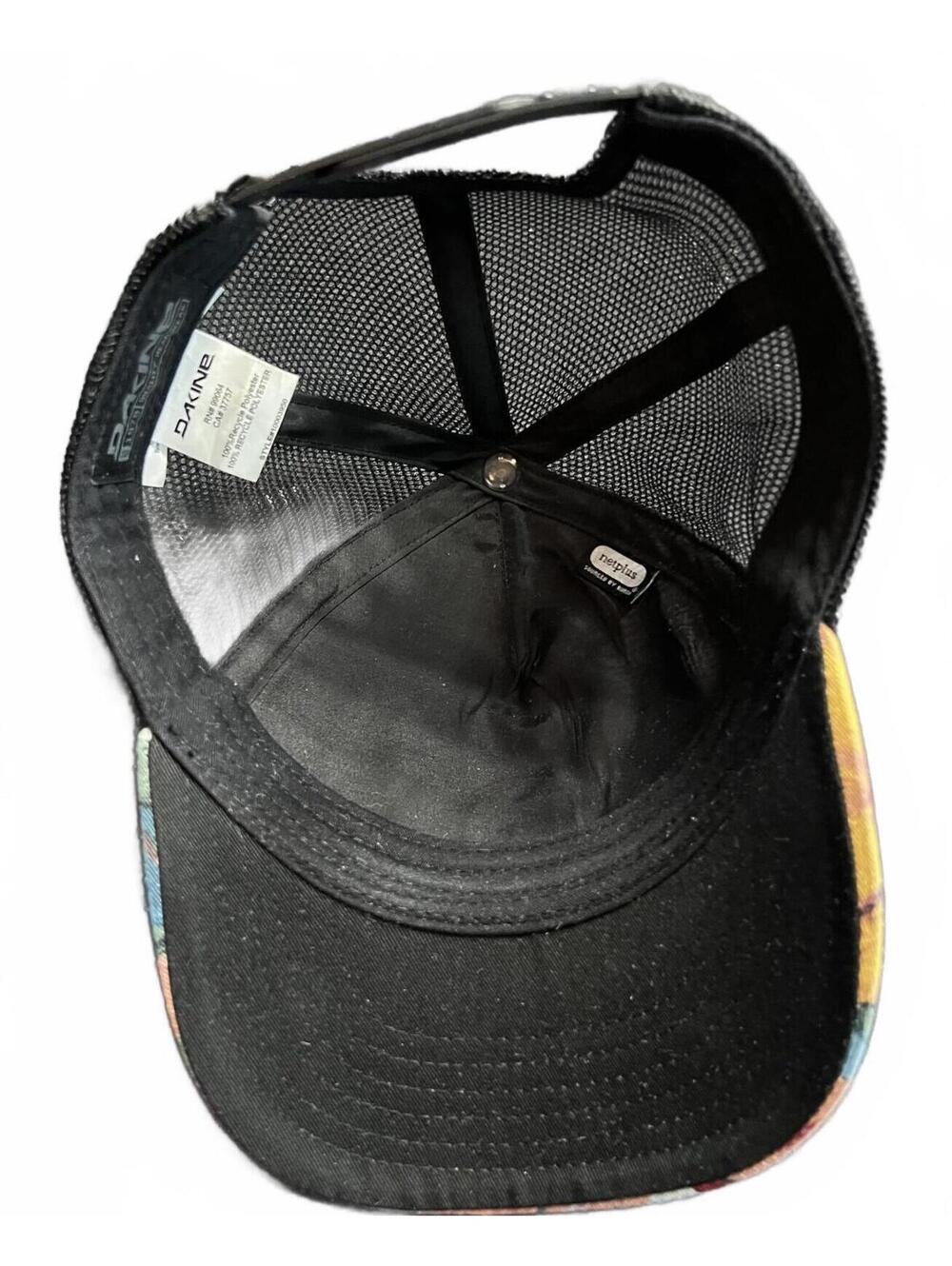 Dakine Floral Trucker Hat Tropical Snapback Mesh Cap Summer Botanical Print Y2K - Picture 6 of 6